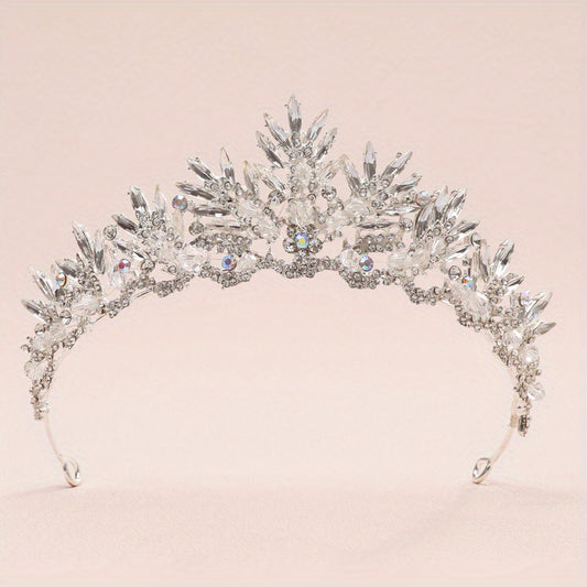 Baroque Crystal Crop Head Jewelry Headband Women's Hair Accessories