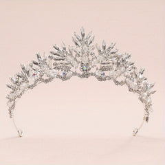 Baroque Crystal Crop Head Jewelry Headband Women's Hair Accessories