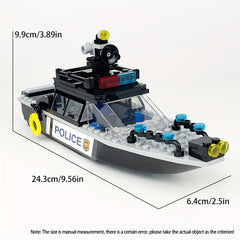 81pcs Yacht Building Blocks Set for Halloween & Christmas Gifts