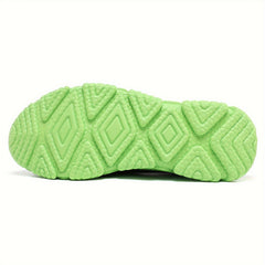 High Top Woven Shoes Breathable Shock Absorption Running Sneakers