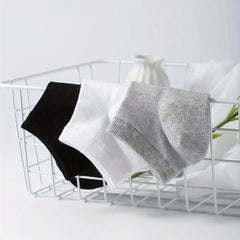 3 Pairs Sports Ankle Socks Soft & Lightweight Low Cut Socks Women's Stockings