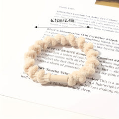 5pcs Casual Hair Tie Ponytail Holders Girls Accessories Sets