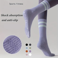 High Elastic Non Slip Silicone Sports Socks for Women