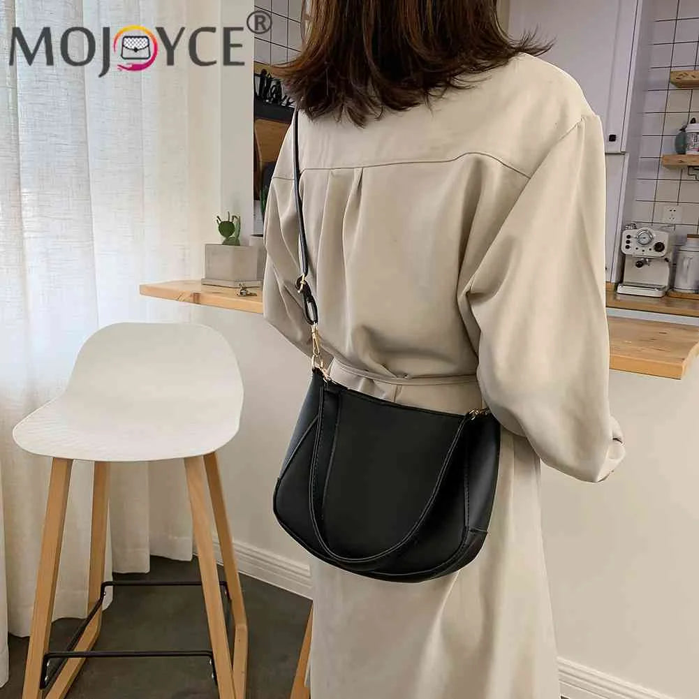 2pcs Crossbody Bag Solid Women Shoulder Bag Casual High PU Leather