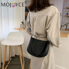 2pcs Crossbody Bag Solid Women Shoulder Bag Casual High PU Leather