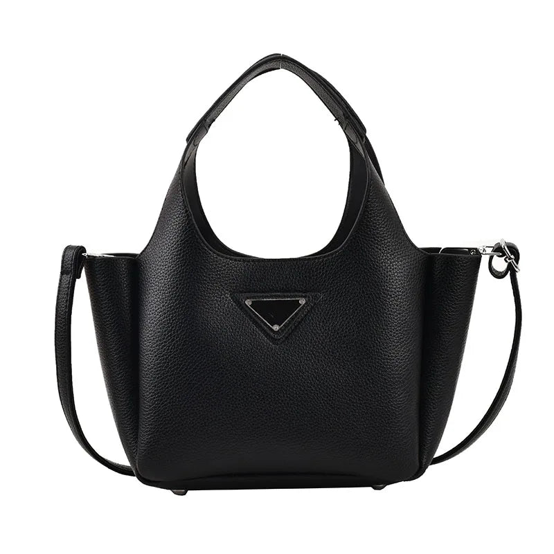 2pc/set Women's Handbags Casual Tote Bucket Ladies
