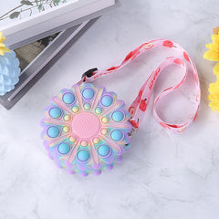 Toddler Girl Daisy Shoulder Bag - Floral Crossbody Wallet Purse