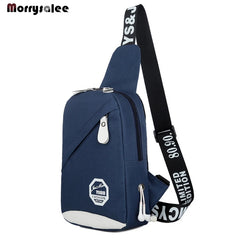 Waterproof Chest Bag Zipper Shoulder Casual Bag Men's Chest Bag
