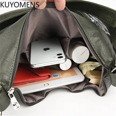 Vintage Leather Backpack Purse Women Tote Shoulder Bag Handbag