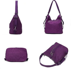 Women Bags Multifunction Backpack Shoulder Tote Reusable Shopping Crossbody Bag