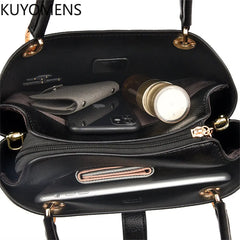 3 Layers Women Handbag Purse High Shoulder Crossbody Bag Top-handle Tote