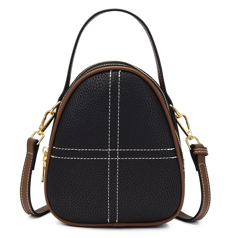 Large Capacity Leather Handbag Mobile Phone Bag Crossbody Bags