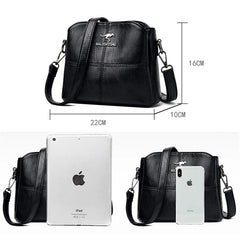 Soft Leather Shoulder Crossbody Bags for Women Handbags
