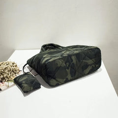 3 PCS Waterproof Women Handbag Soft Winter Shoulder Bag Ladies Tote Purse