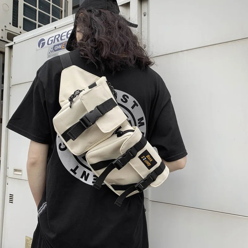 3-Piece PVC Fanny Pack Money Belt Bag for Men