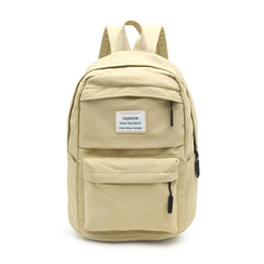 Solid Casual Women Backpack Teenage Girl School Bag Student Girls Shoulder Bag