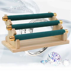 Wooden Jewelry Display Stand T-Bar Showcase