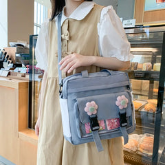 Floral Women Ita Backpack Large Capacity Shoulder Bag