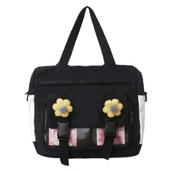 Floral Women Ita Backpack Large Capacity Shoulder Bag