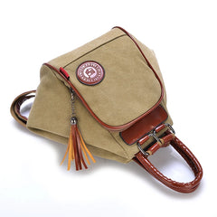 3 in 1 Multifunction Women Handbags Crossbody Bags Canvas Lady Shoulder Tote