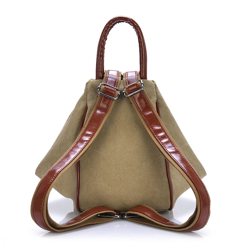 3 in 1 Multifunction Women Handbags Crossbody Bags Canvas Lady Shoulder Tote