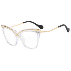 Women Cat Eye Light Blocking Glasses Anti Eyestrain