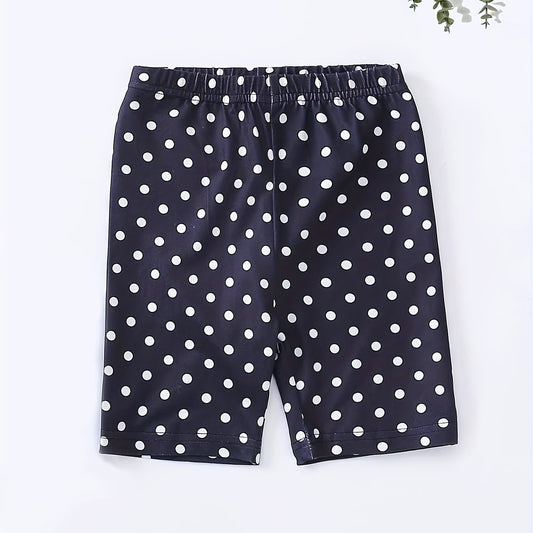 Girls' Polka Dots Beach Shorts Stretch Swim Lounge Shorts