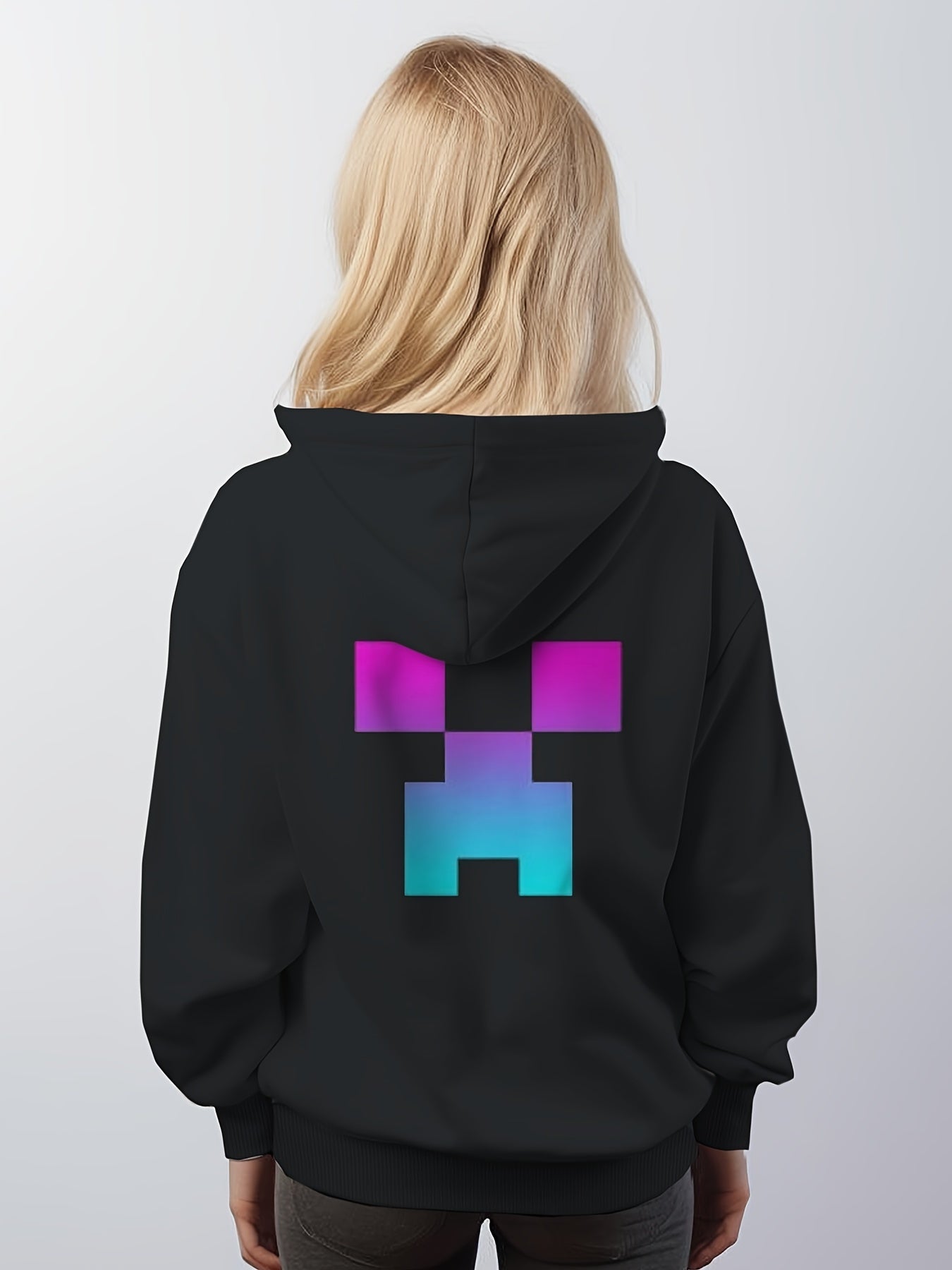Kids Creative Pattern Hoodies Pullover Spring Fall Sports Gift