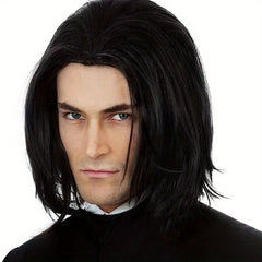 Natural Short Hair Synthetic Wigs for Men and Women