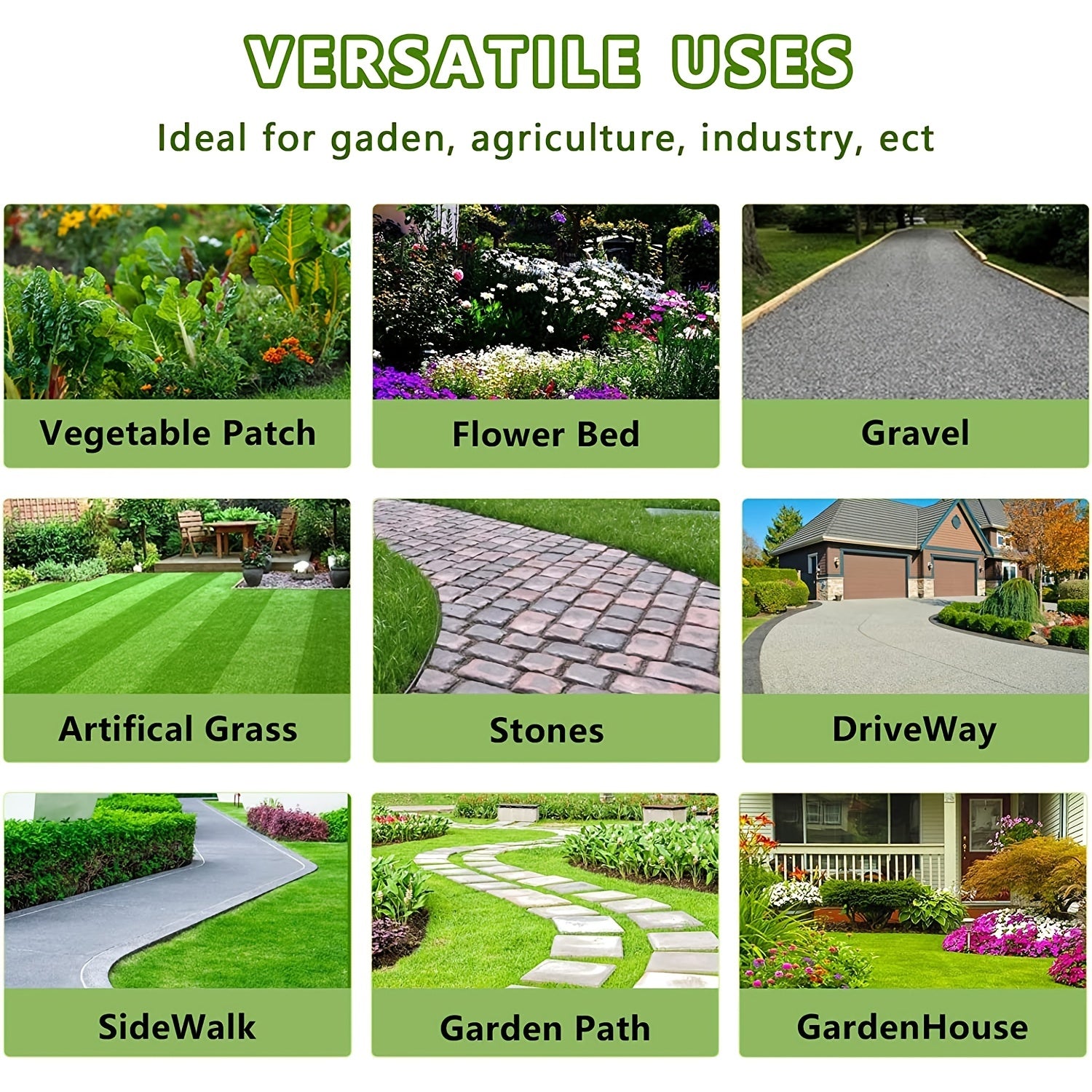 Heavy Duty Garden Weed Barrier Fabric - Eliminate Weeds Instantly