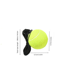 6pcs Tennis Training Ball With Elastic Rope for Outdoor Fitness Training