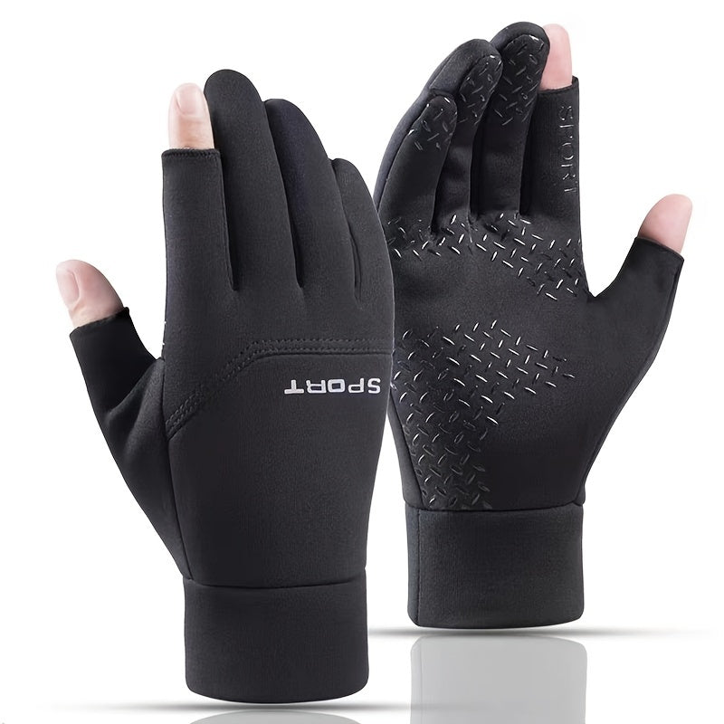 Warm Touch Screen Gloves Outdoor Cycling Training Anti Slip Windproof Gloves