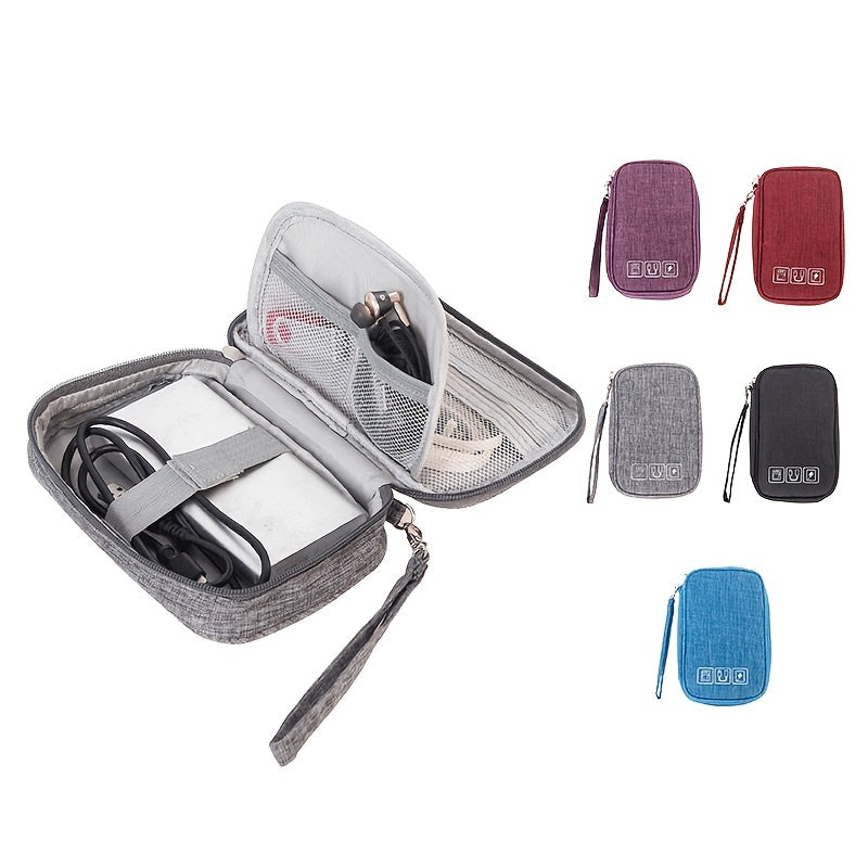 Waterproof Cable Organizer Bag for Travel Accessories