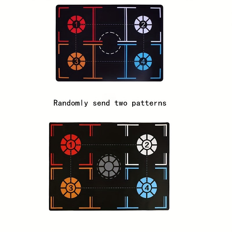 Durable Non Slip Basketball Training Mat, Foldable Agility Equipment