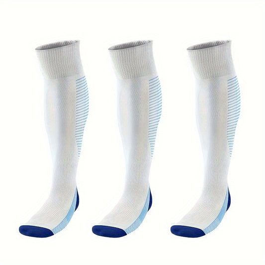 Men's Knee High Soccer Socks Compression Anti-slip Sports Socks