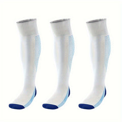 Men's Knee High Soccer Socks Compression Anti-slip Sports Socks