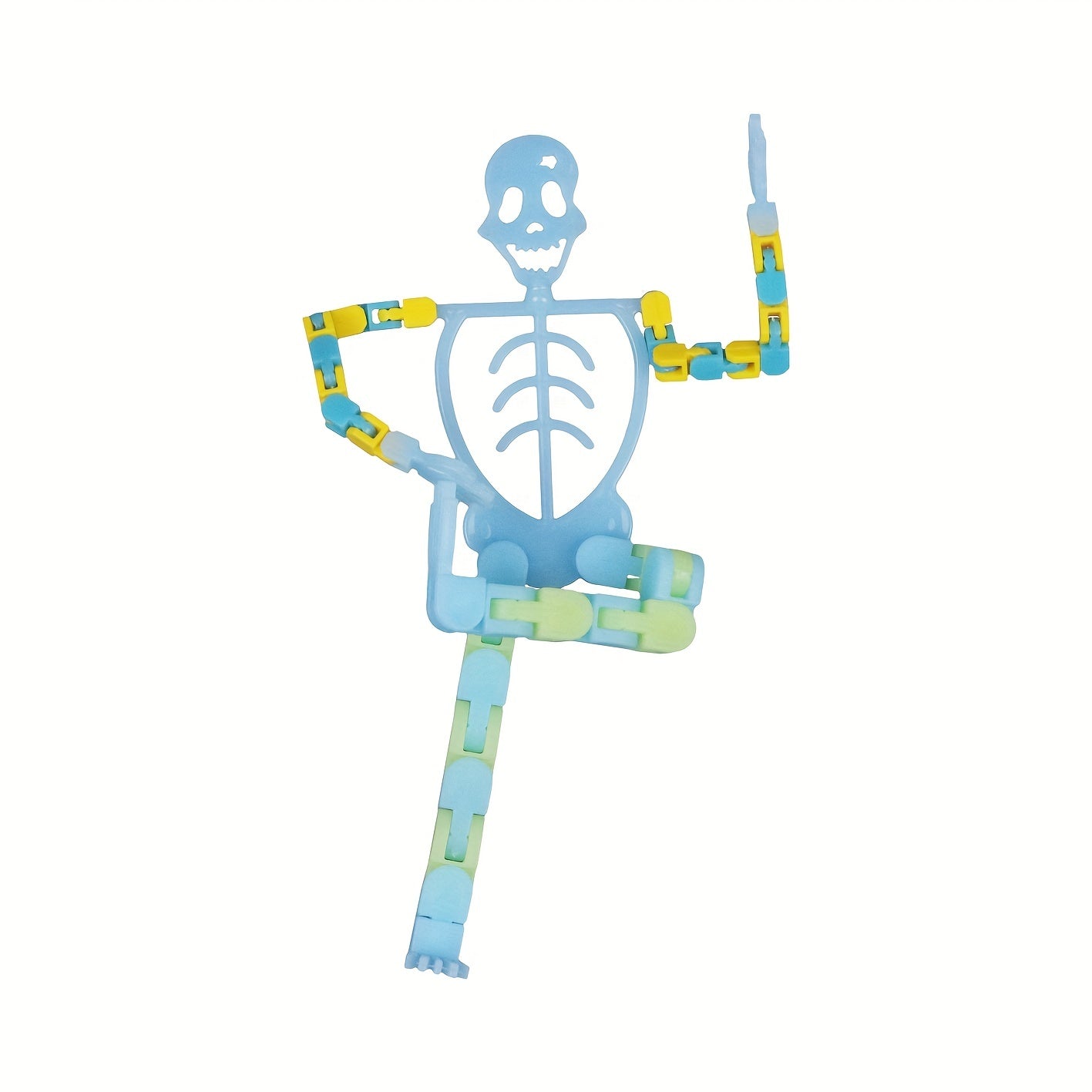 Glowing Skeleton Set Phone Stand Toy