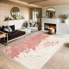 Geometric Soft Faux Sheepskin Floor Mat Washable Anti-skid Throw Rugs
