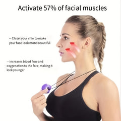 Silica Gel Jawline Exercise Ball Face Muscle Training Tool