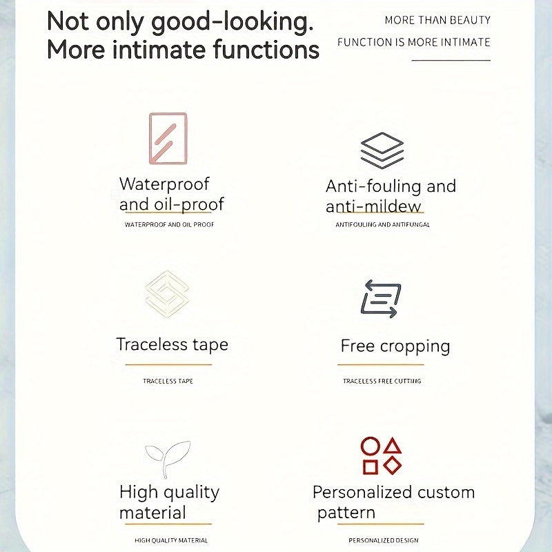 2pcs Bathroom Waterproof Mildew-proof Stickers 3.2m Long