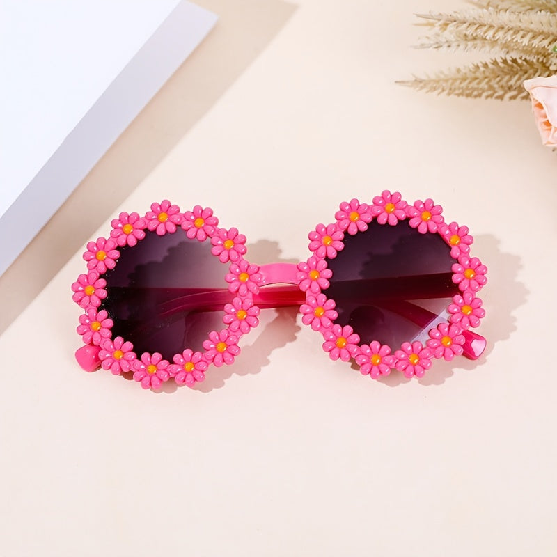 Kids Daisy Sunglasses UV Protection Outdoor Glasses