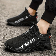 Women's Lace Up Running Shoes Solid Blade Type Comfort Sneakers