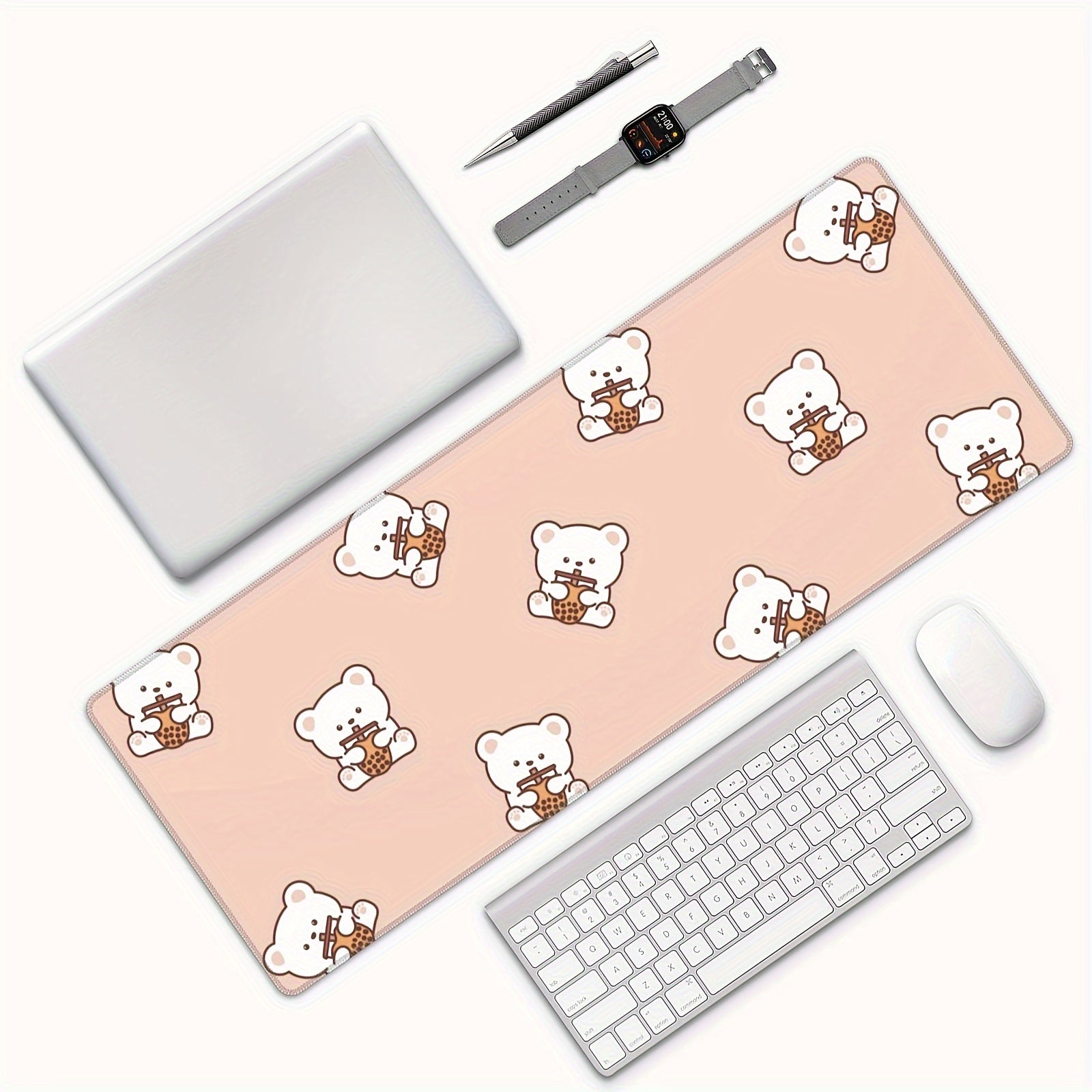 Funny Bear Desk Pad Office Mouse Pad Large Small