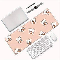 Funny Bear Desk Pad Office Mouse Pad Large Small