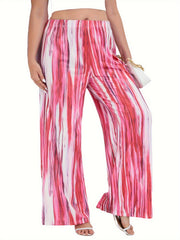 Tie Dye Wide Leg Sports Pants