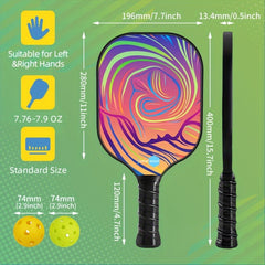 Panelsound PS 005 Pickleball Paddles Set - USAPA Approved Lightweight Paddles