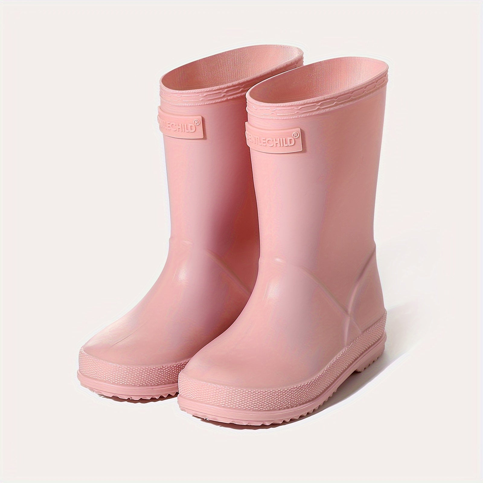 Solid High Top Rain Boots for Kids