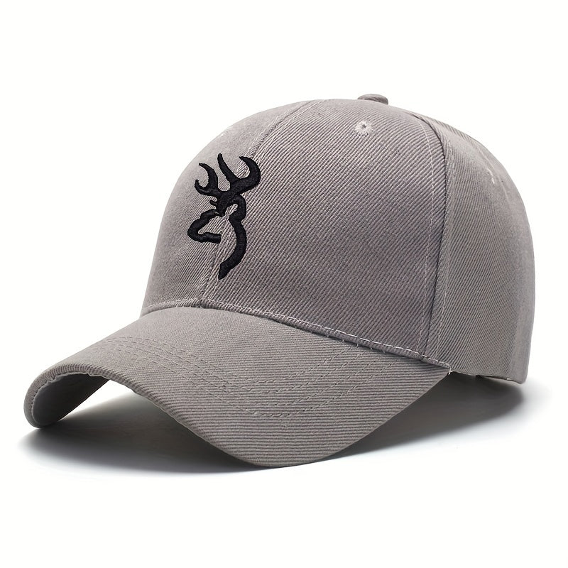 Scorpion Embroidery Baseball Cap Unisex Solid Sun Hat Adjustable Golf Dad Hat