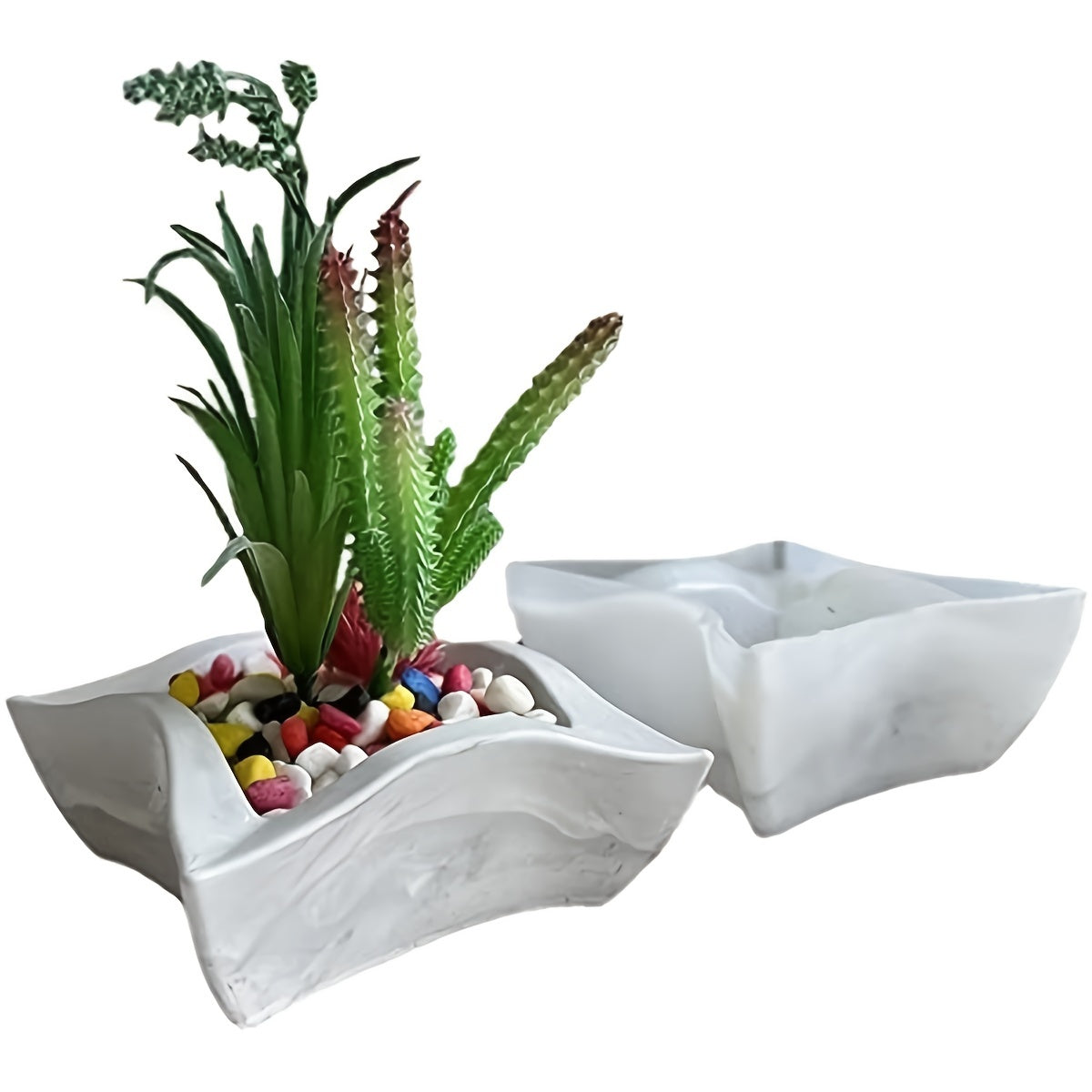 DIY Drip Rubber Mold Flower Pot Silicone Mold