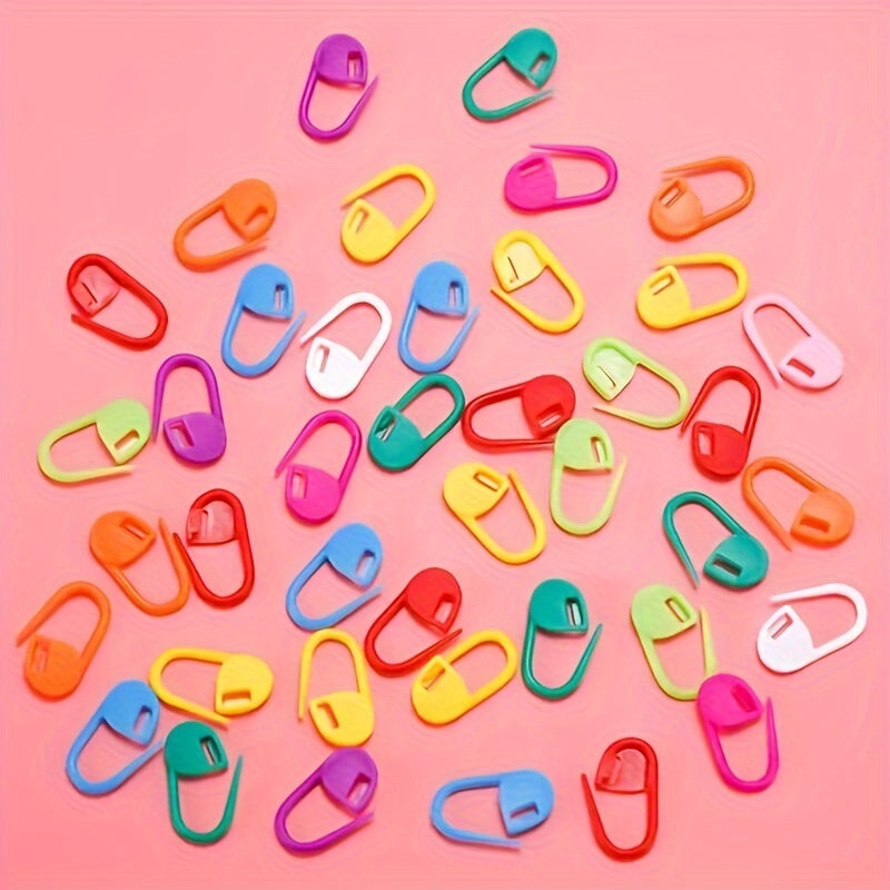 50pcs Plastic Safety Buckle for Wool Knitting Crochet Tool